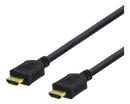 Deltaco High-Speed HDMI -kaapeli, 5m, Ethernet, musta