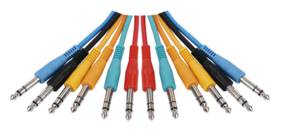 HQ BALANCED PATCHCABLE 6 COLOURED 0.60 m