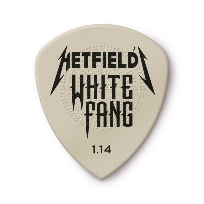 Dunlop 1,14 mm Hetfield White Fang Flow Pick 1.14mm 6 pcs