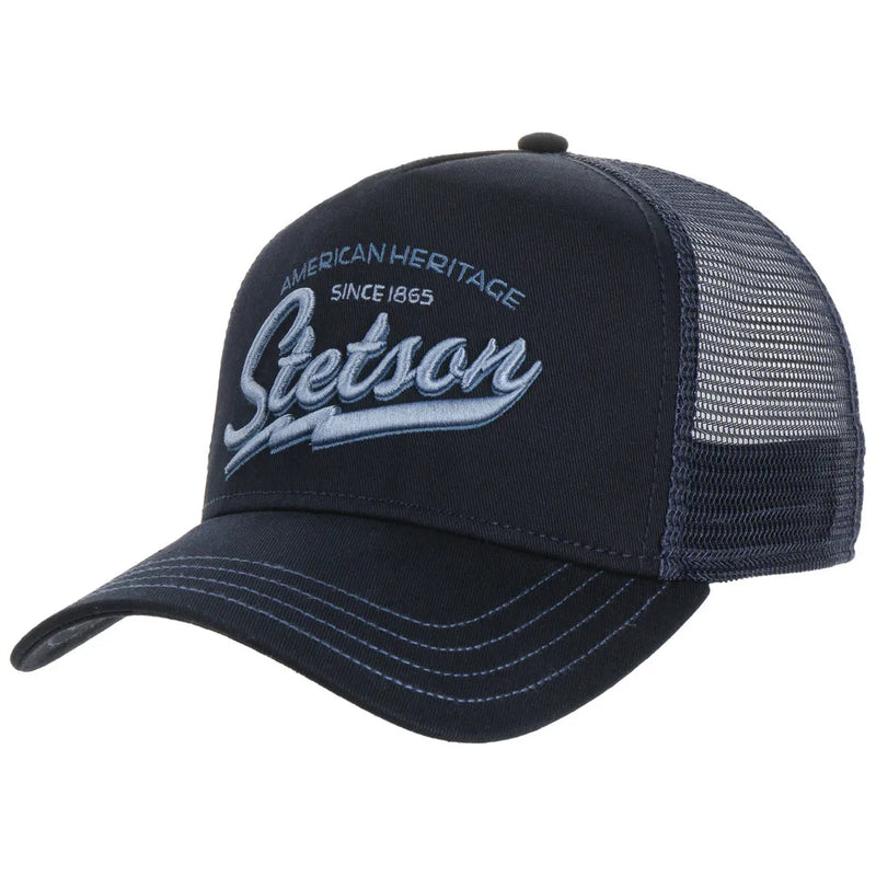 Stetson Trucker Cap American Heritage Navy / Gun metal 3