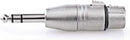 Nedis XLR adapteri 6,35mm - XLR naaras