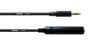 Cordial laitekaapeli 3 m, 3,5 mm plugi/¼'' jakki