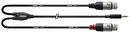 Cordial CFY 1,8 WFF 3,5mm miniplugi/2x XLR-naaras