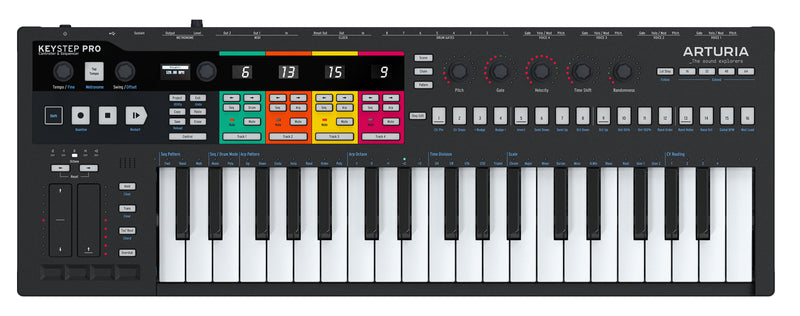 Arturia KeyStep Pro USB Sequencer Controller Black Limited Edition