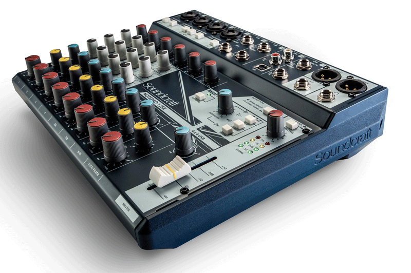 Soundcraft Notepad-12FX Small-format Analog Mixing Console with USB I/O and Lexicon Effects