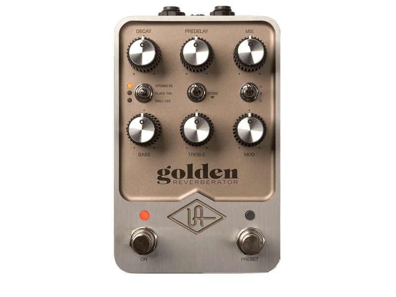 Universal Audio UAFX Golden Reverberator Stereo Effects Pedal