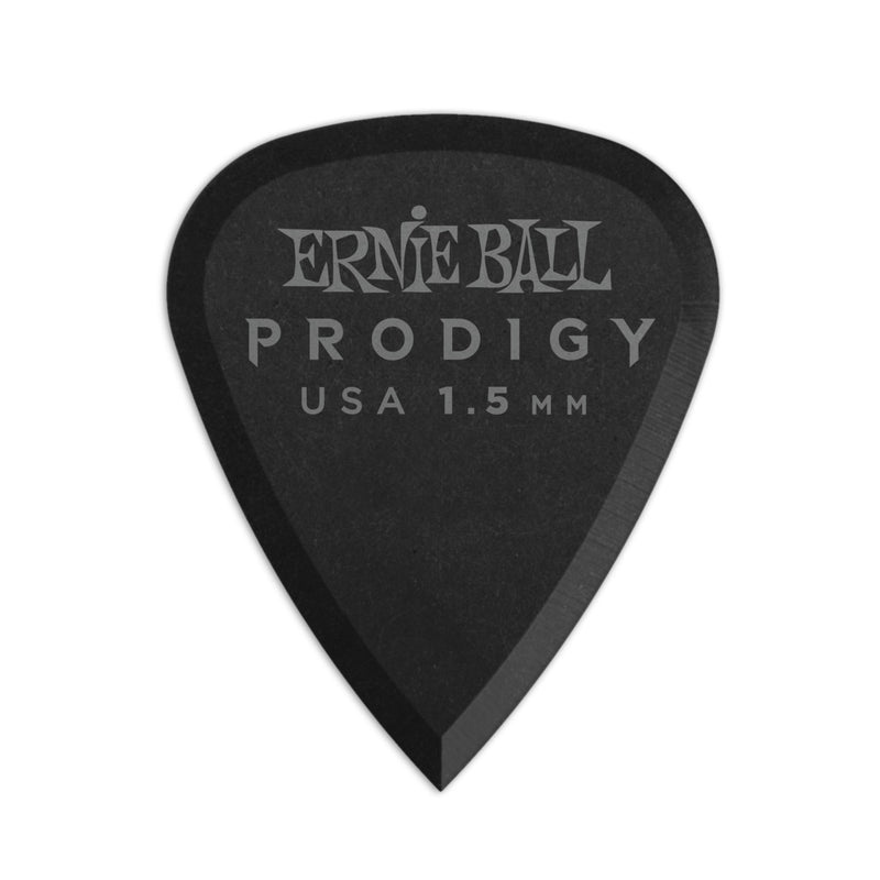 Ernie Ball EB-9199 Ernie Ball 1.5mm Black Standard Prodigy Picks 6-pack