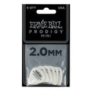 Ernie Ball EB-9203 2mm White Mini Prodigy picks 6-pack