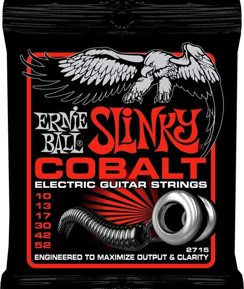 Ernie Ball Cobalt Skinny Top, Heavy Bottom 10-52